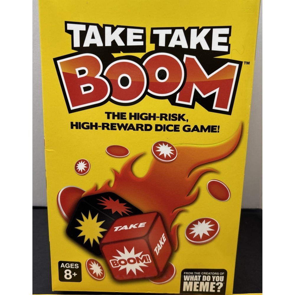 Take Take Boom Dice Game – Fast Family Game Night Fun for Ages 8+